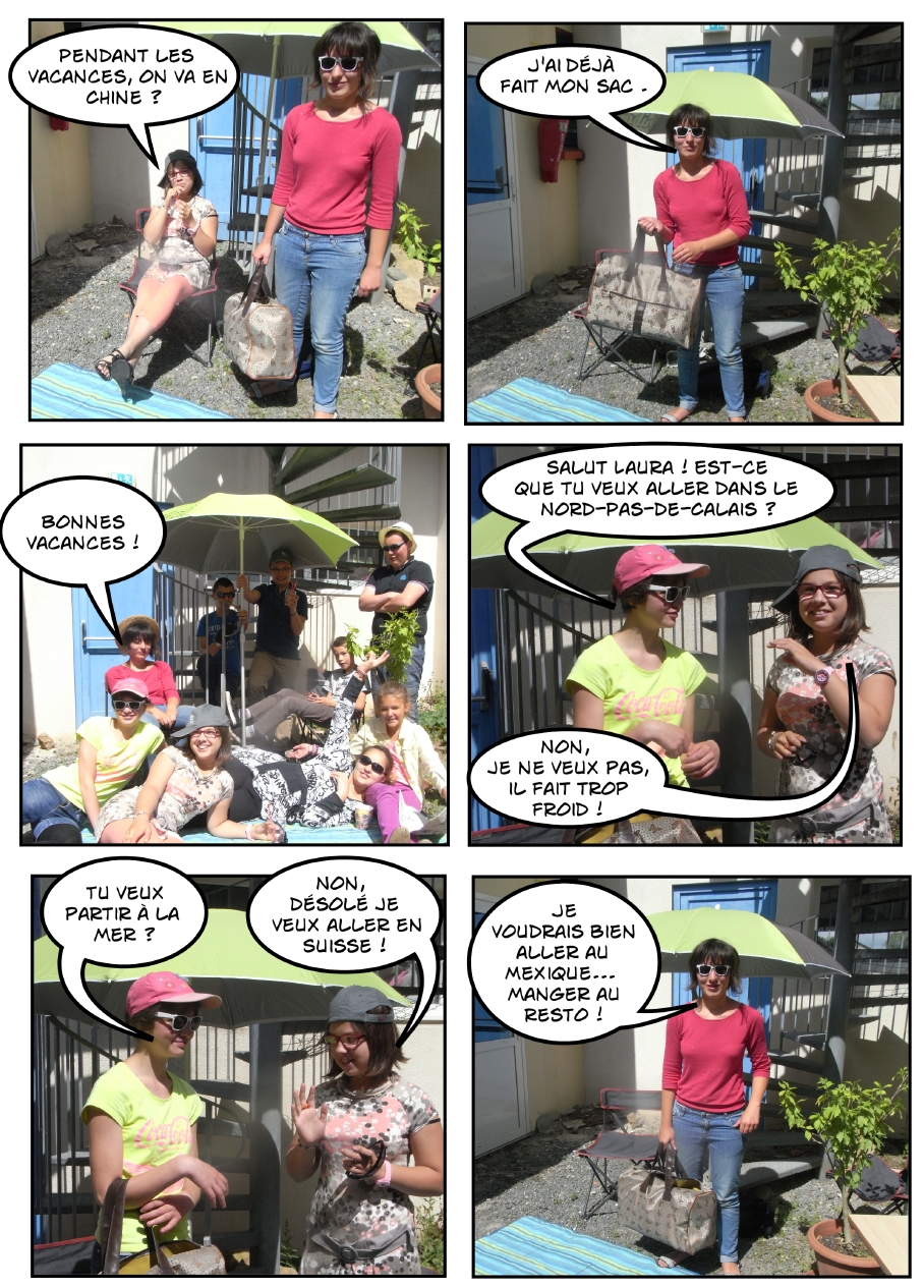 planche BD vacances Aude