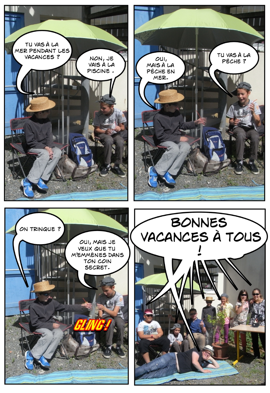 planche BD vacances JeanLuc